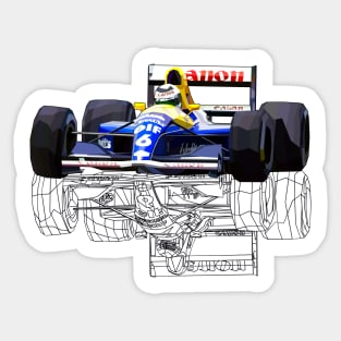 Williams FW15C Sticker